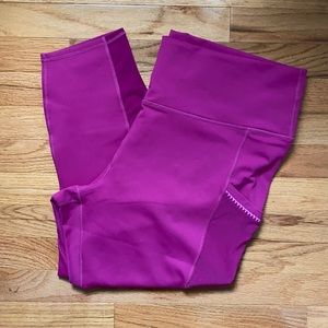 Fabletics Leggings Purple/Pink/Cranberry